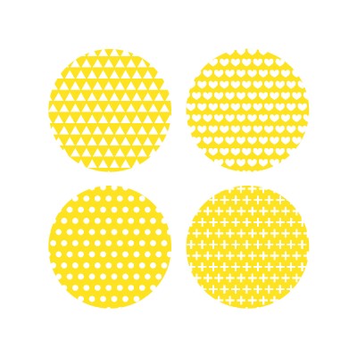 AVBG14-2019- gros badges jaune